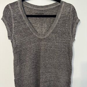 Zadig & Voltaire Heather Gray Short Sleeve Tee